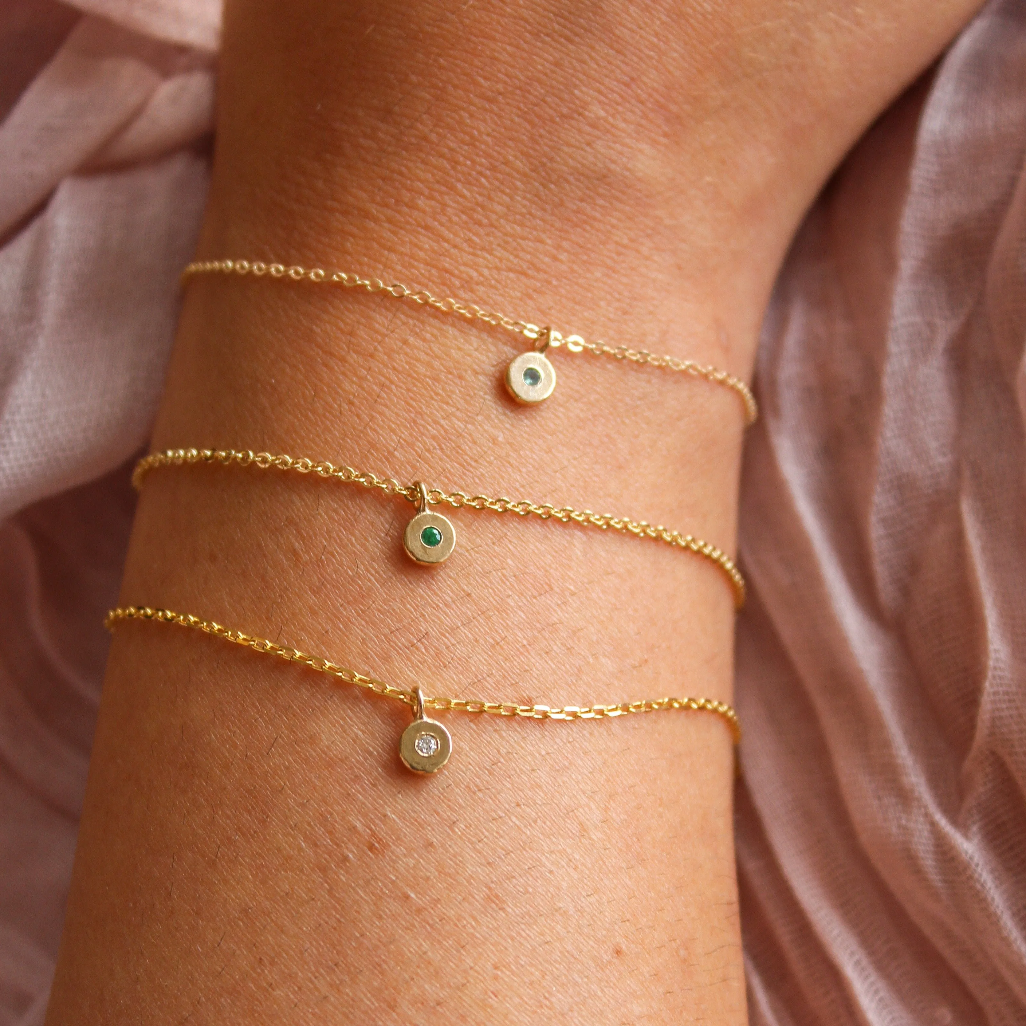 Birthstone Charm Bracelet