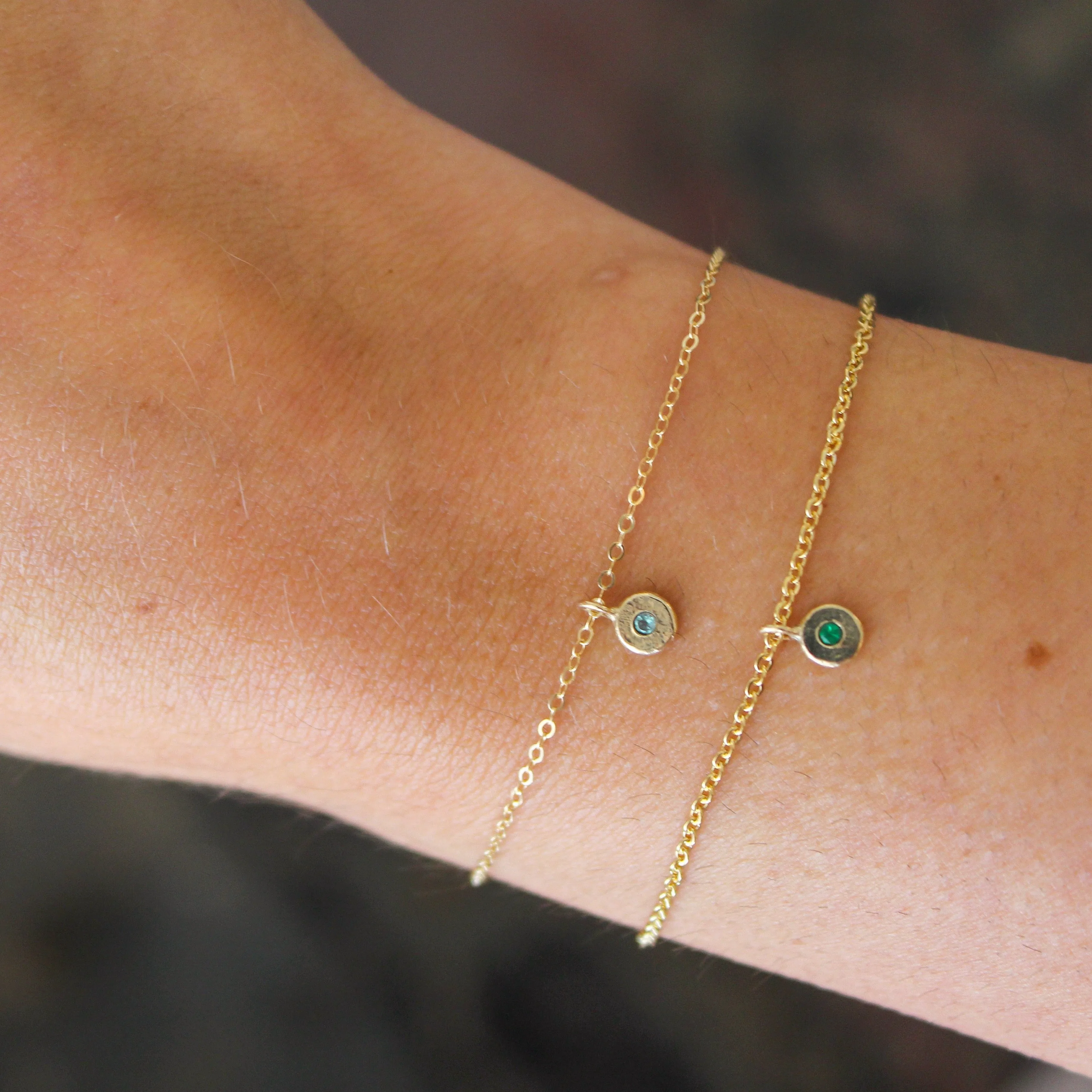 Birthstone Charm Bracelet