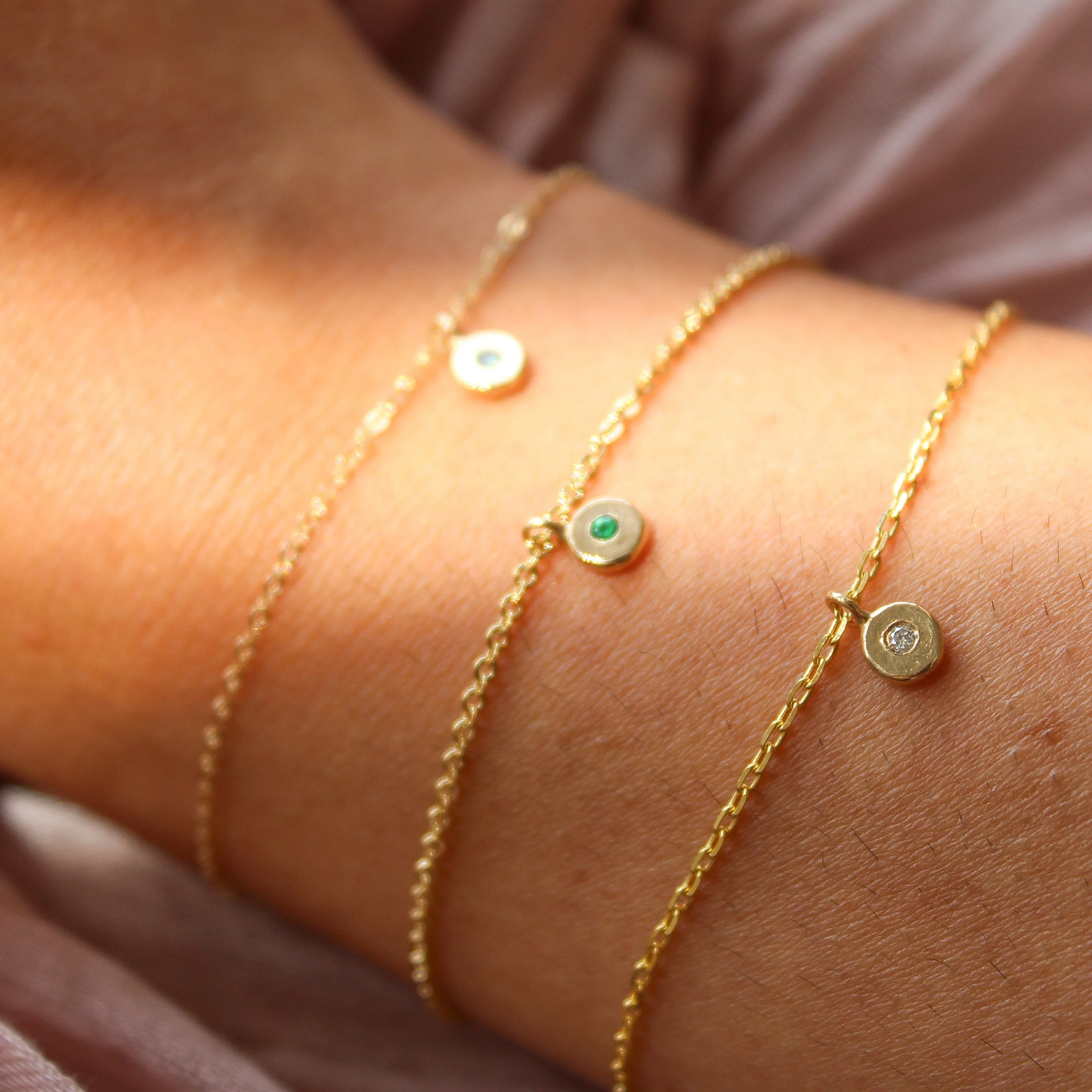 Birthstone Charm Bracelet
