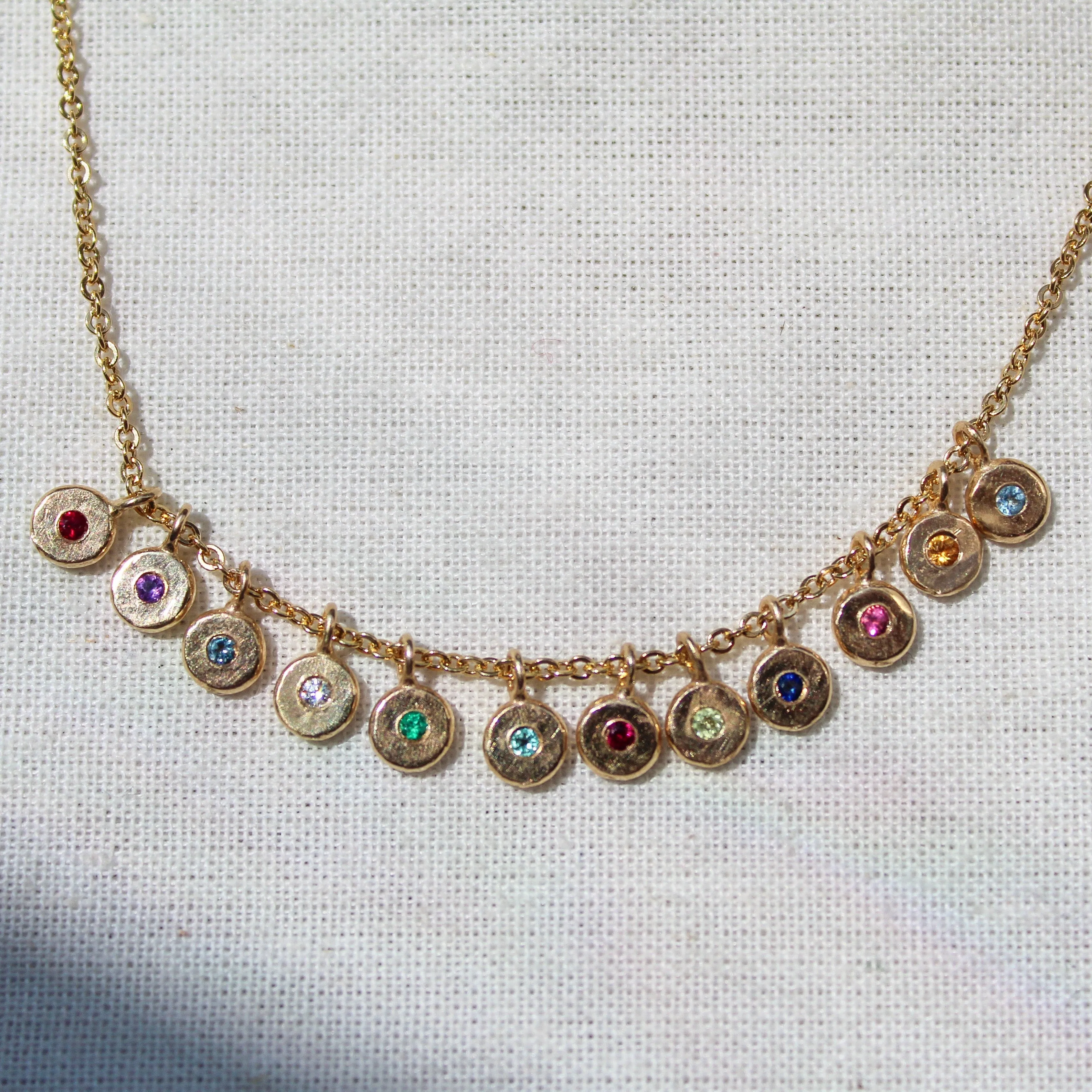 Birthstone Charm Bracelet