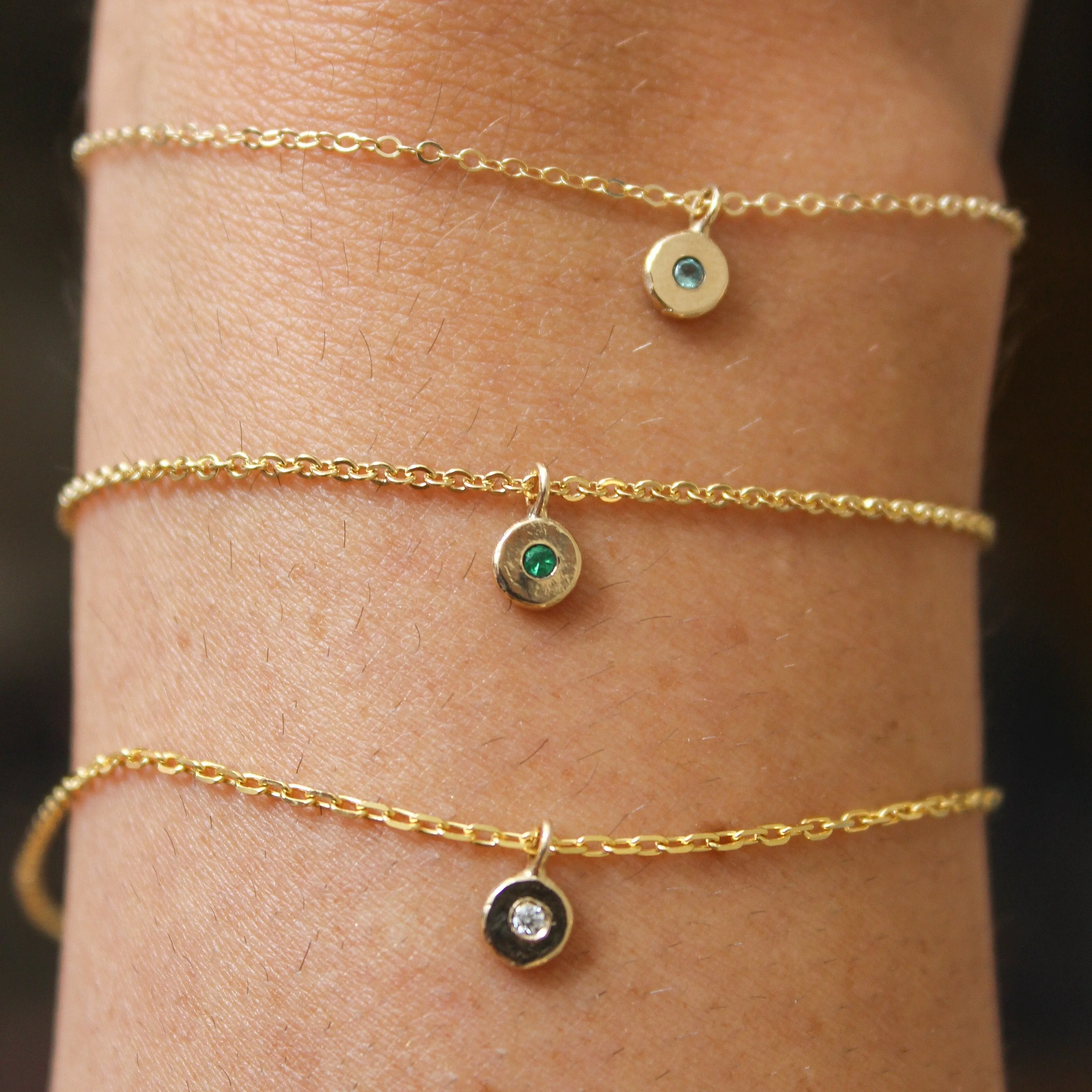 Birthstone Charm Bracelet