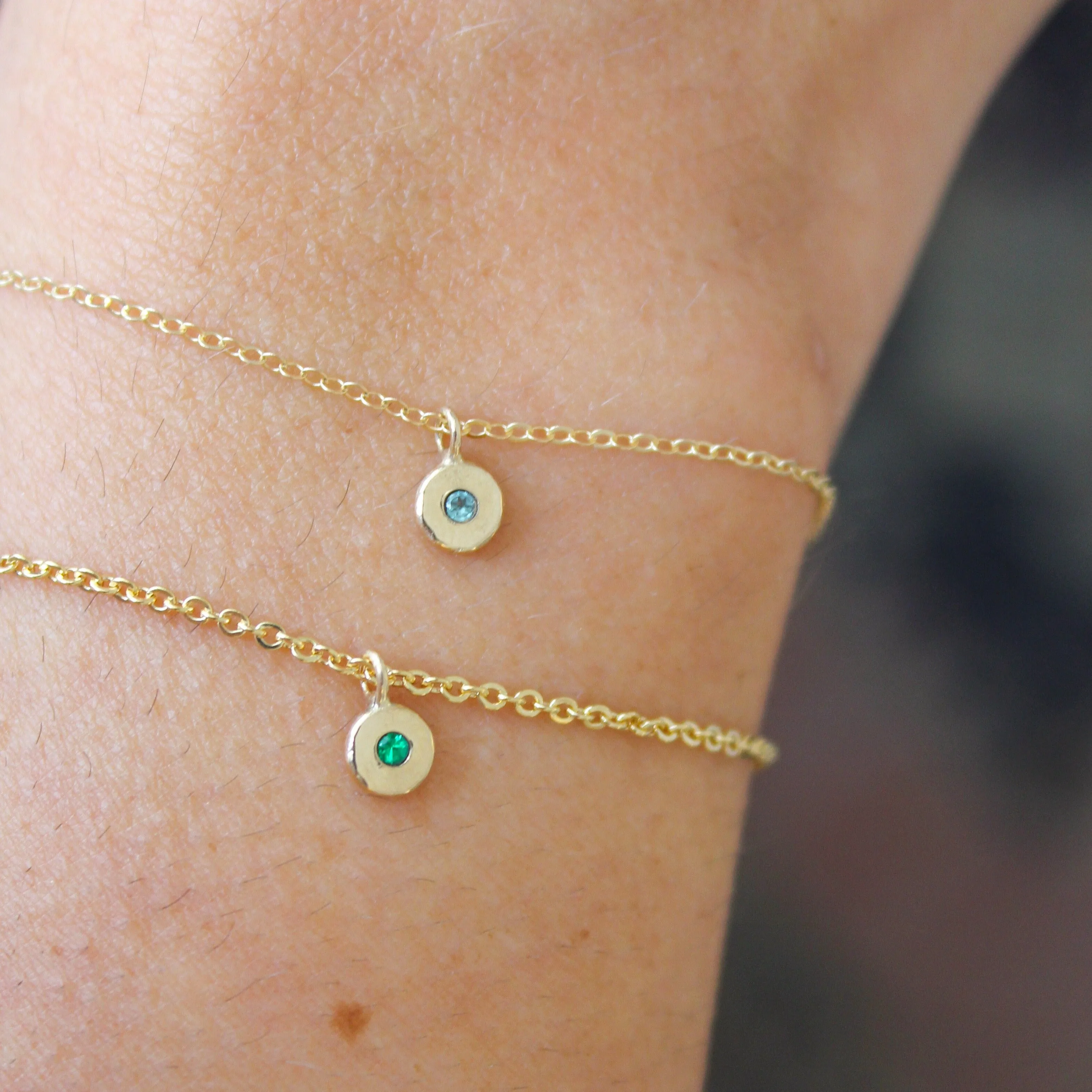 Birthstone Charm Bracelet