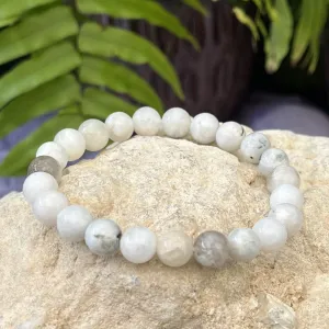 Bracelet Rainbow Moonstone 8mm
