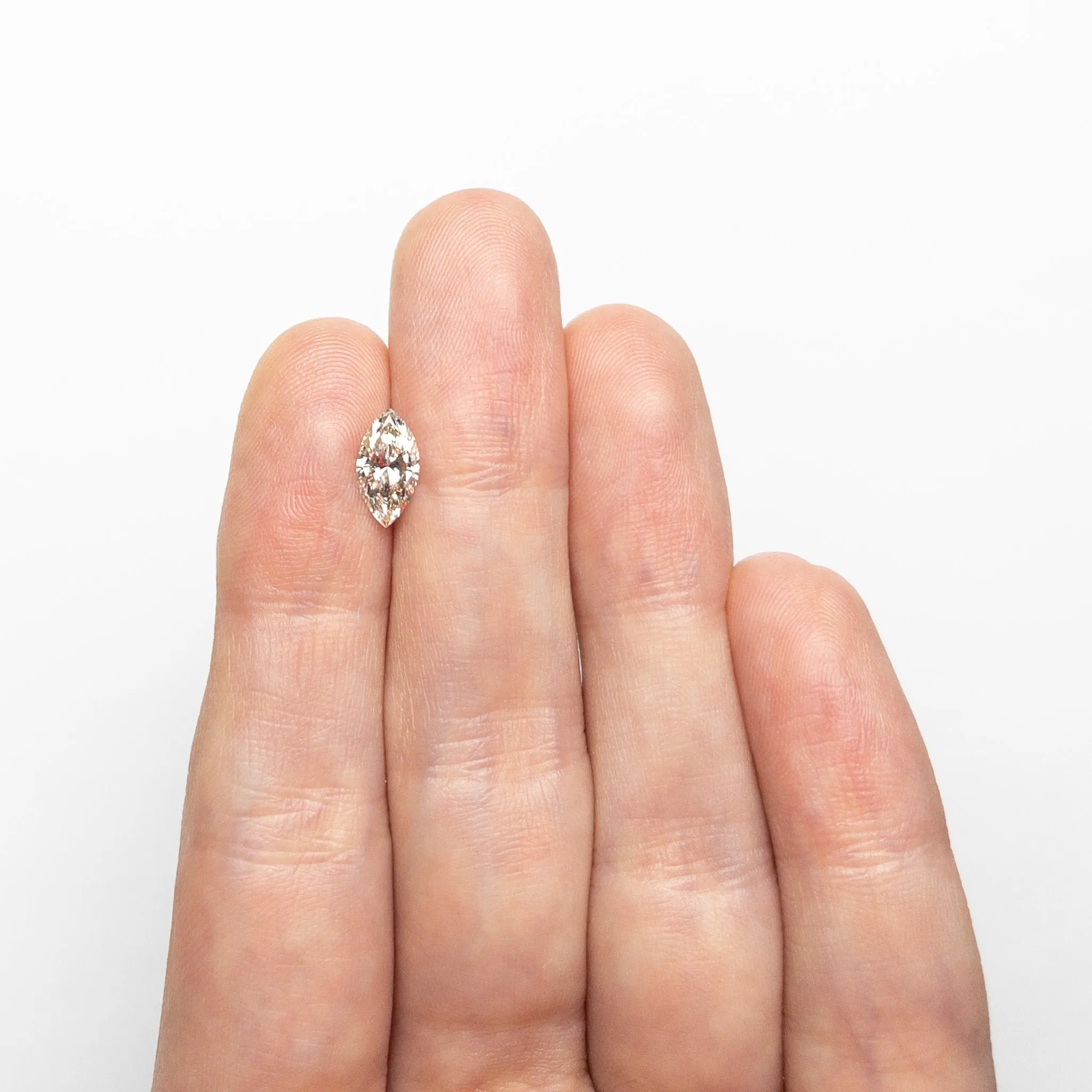 Champagne Brilliant Diamond - 0.85ct Pear
