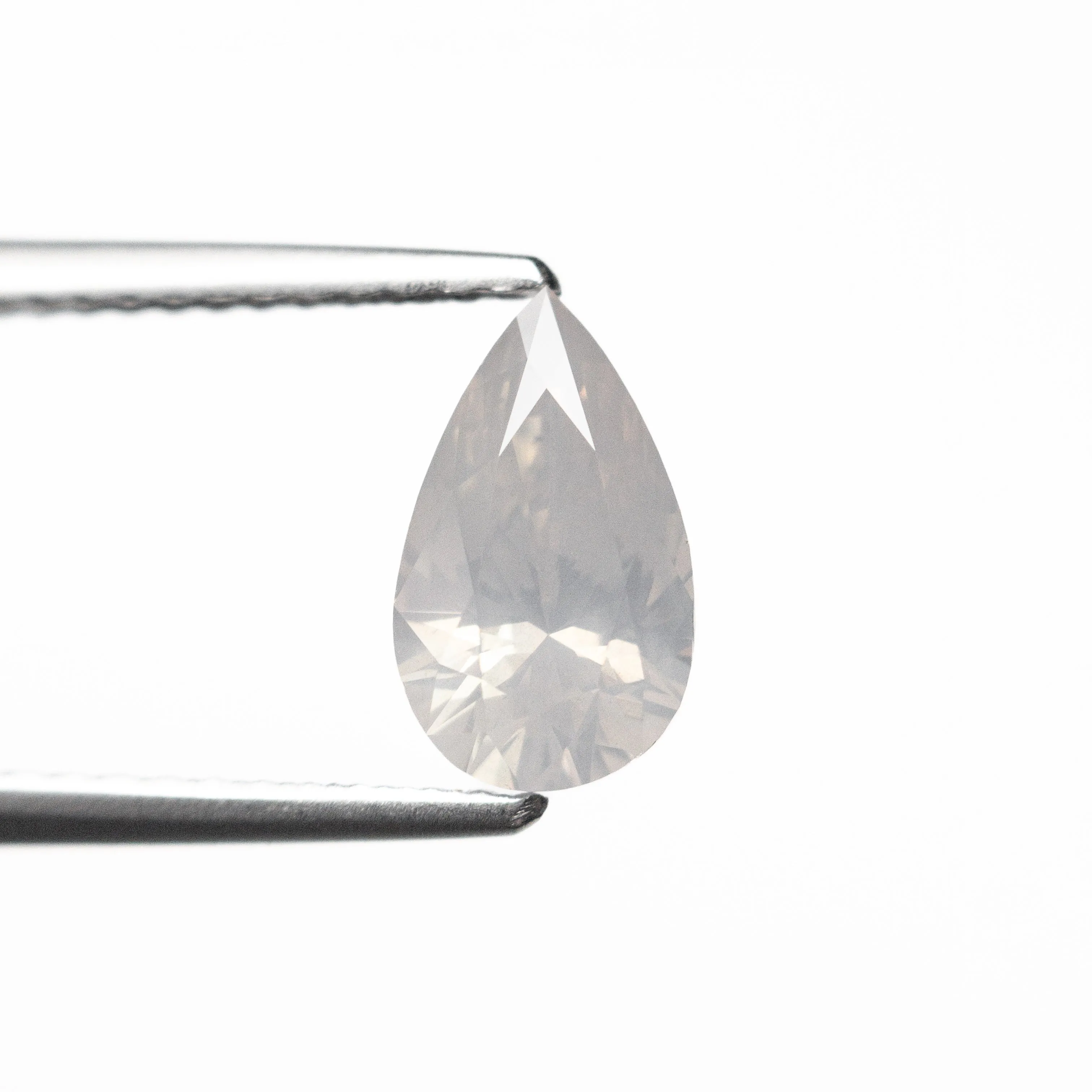 Fancy Grey Brilliant Diamond - 1.02ct Pear