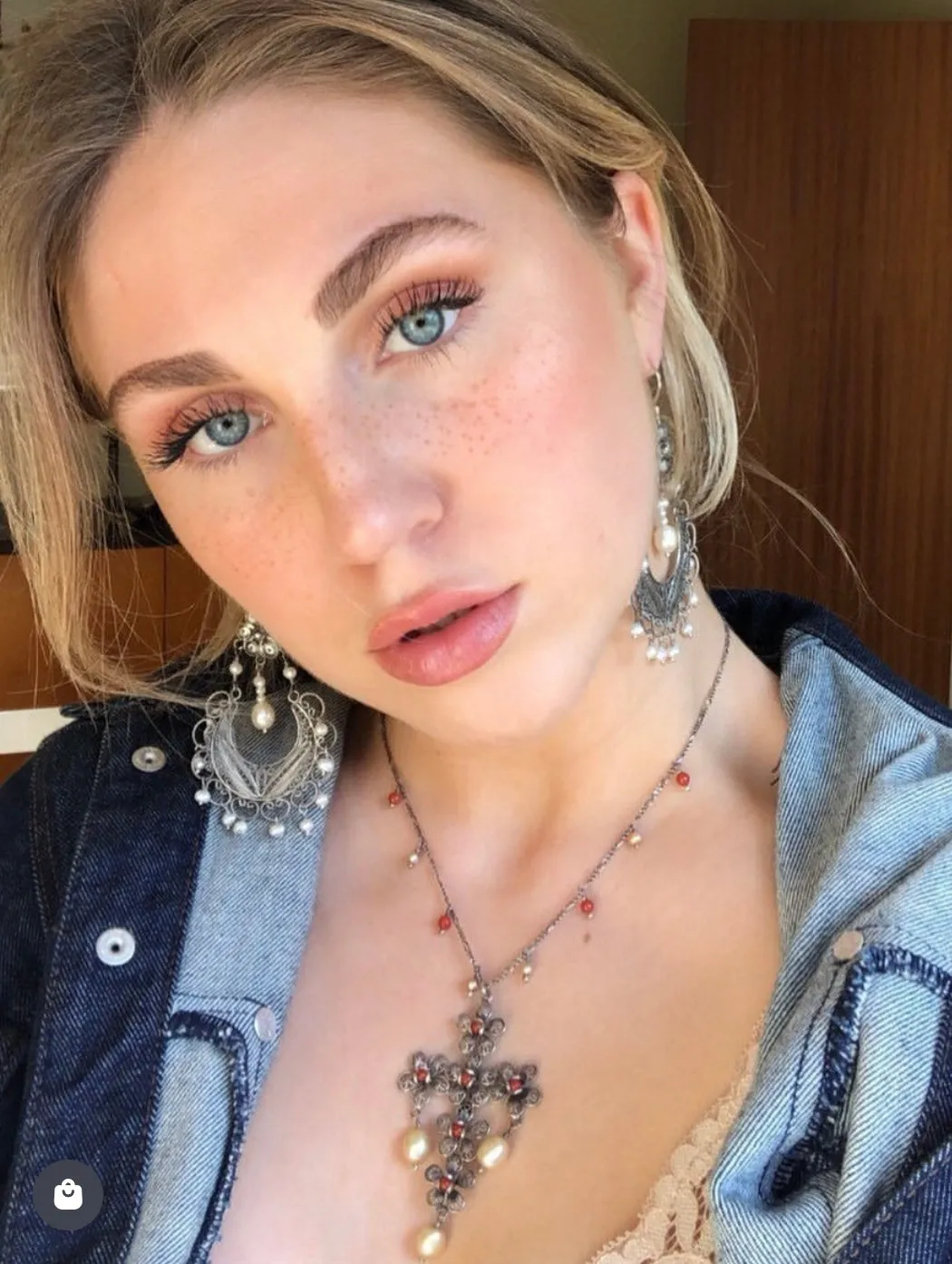 Filigree Floral Cross Necklace
