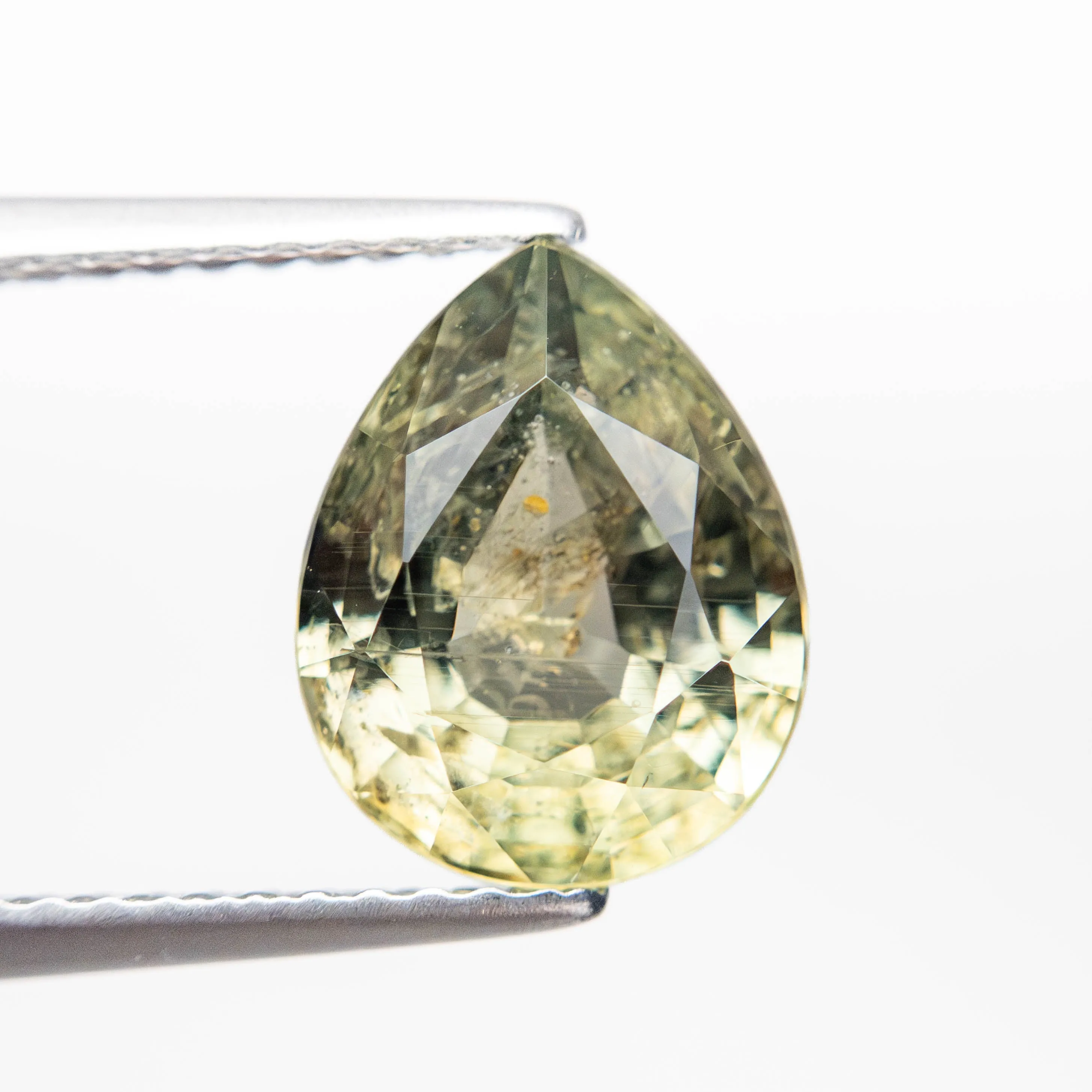 Green Brilliant Sapphire - 2.78ct Pear