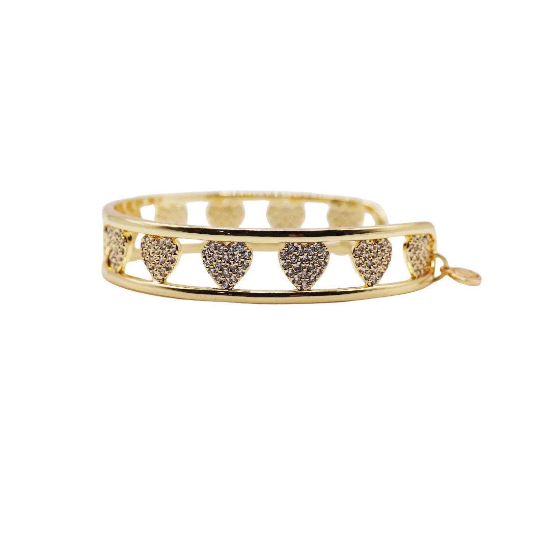 Heart CZ Cuff