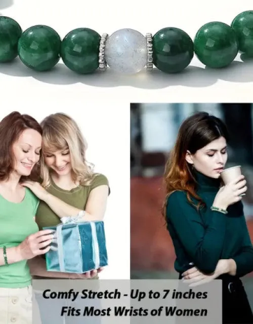Jade Crystal Moonstone Bracelet