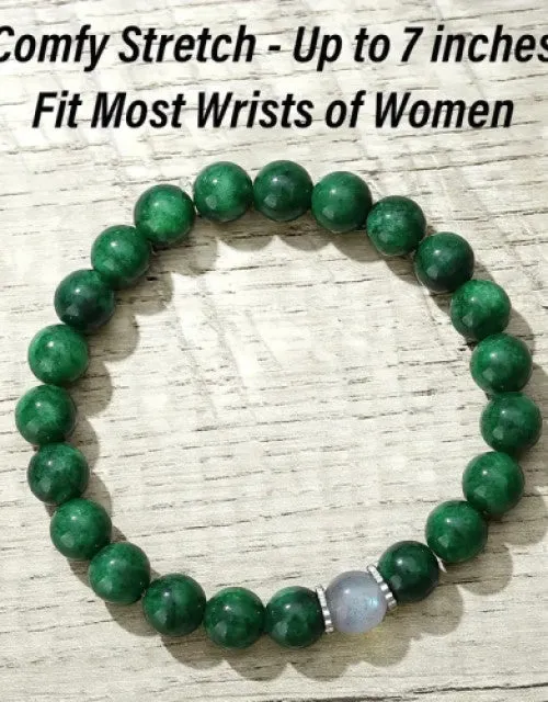 Jade Crystal Moonstone Bracelet
