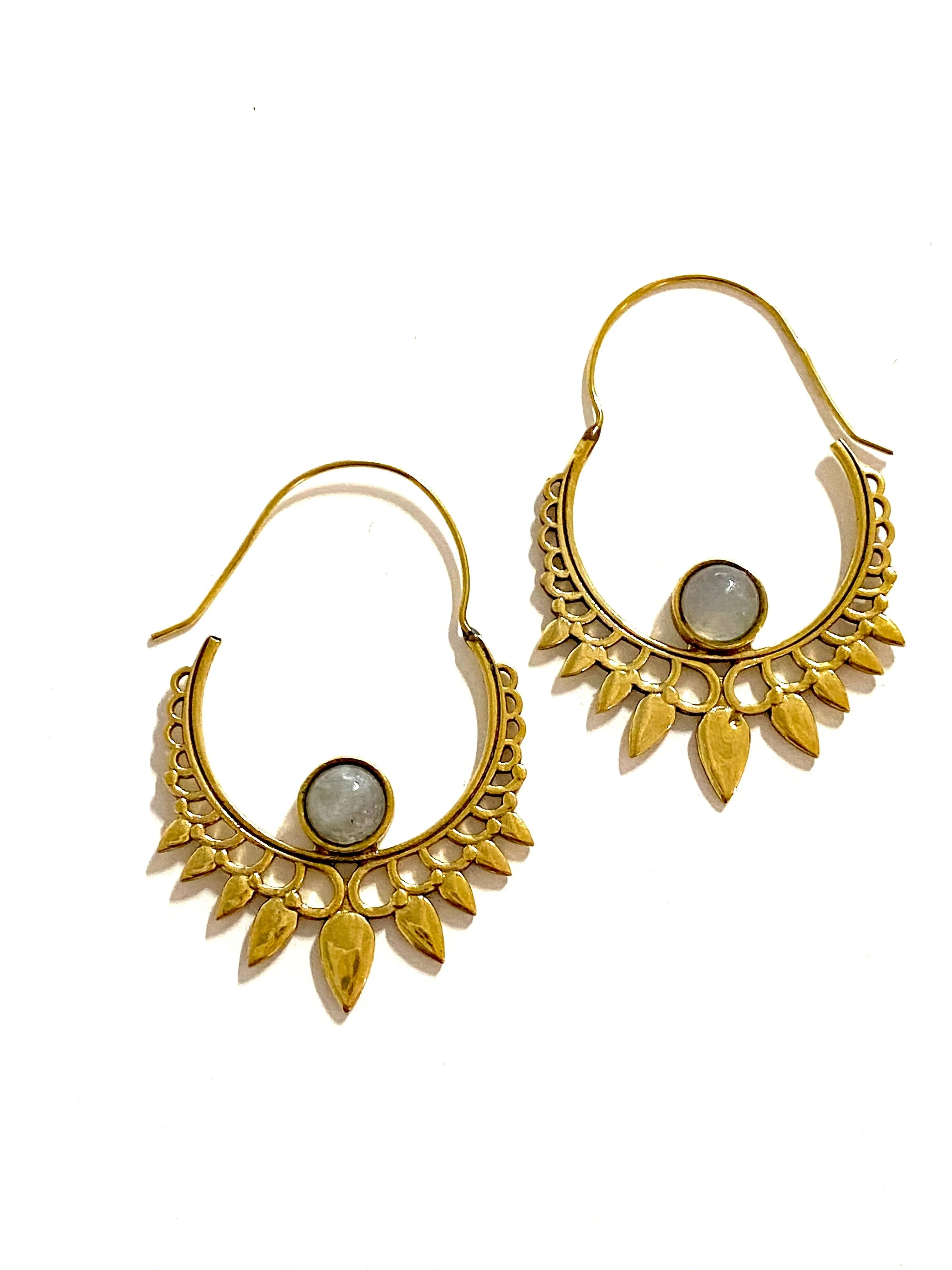 Maha Moonstone Earrings