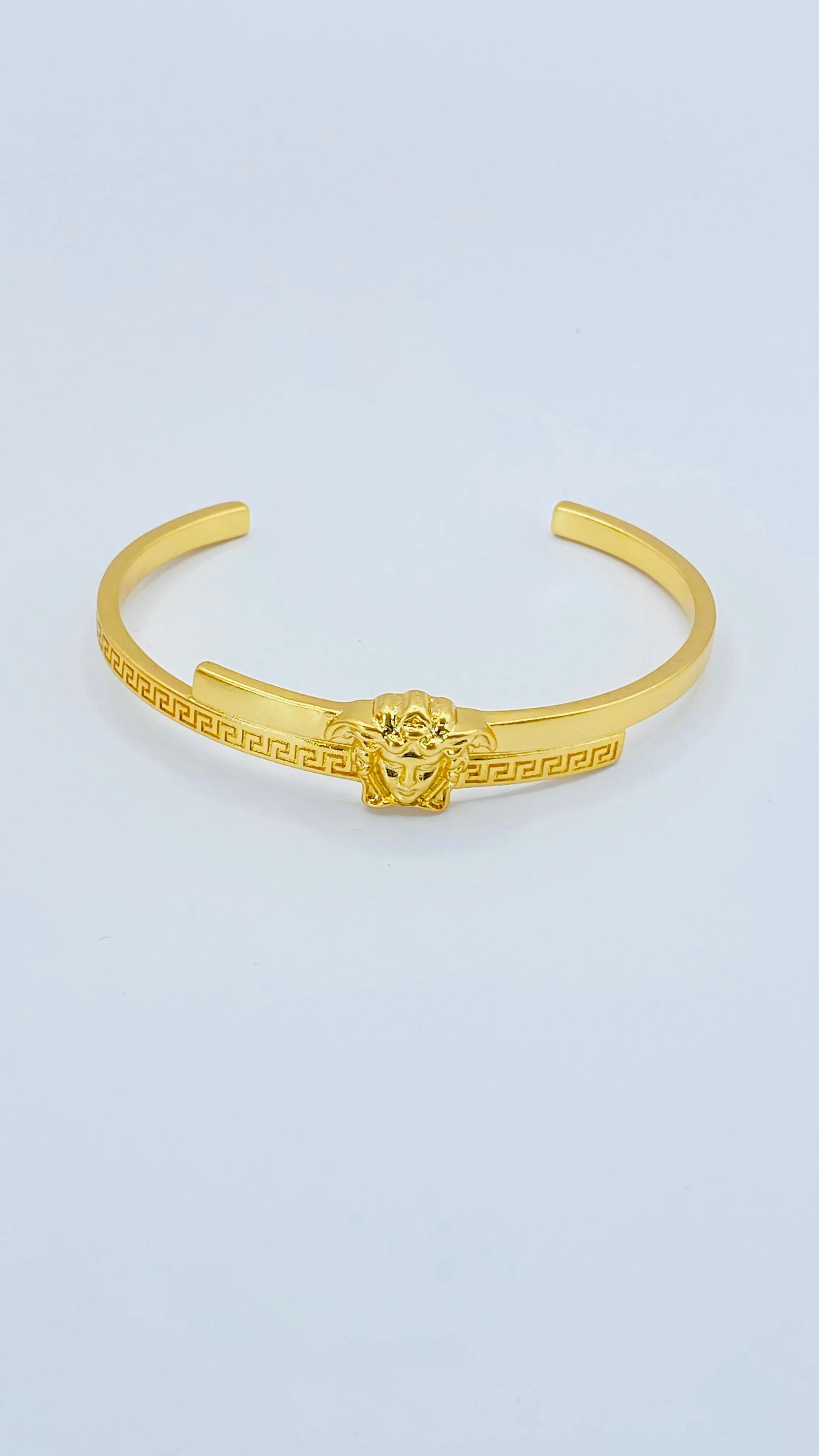 Medusa Cuff Bracelet-Gold
