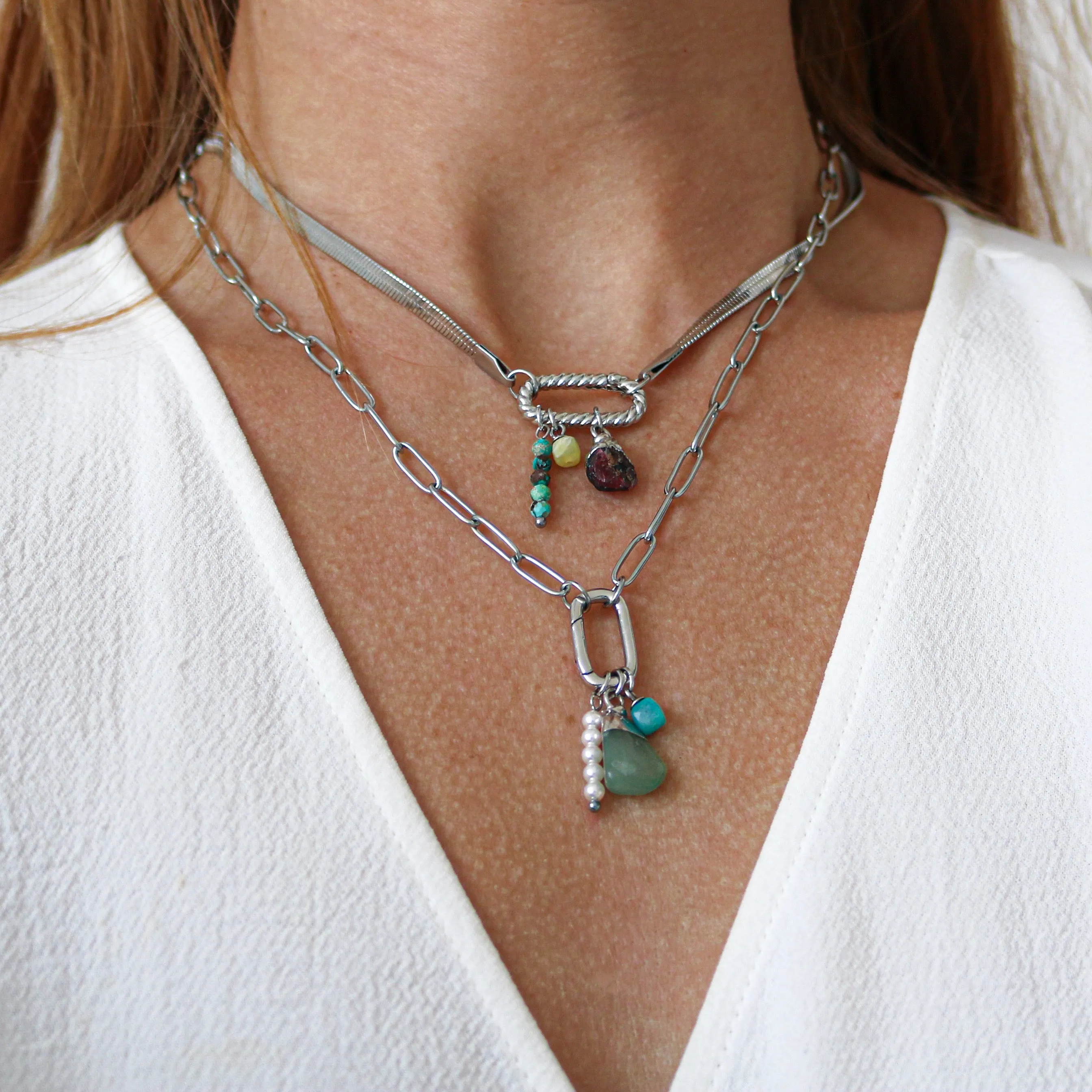 Moonstone (June) Gemstone Charm