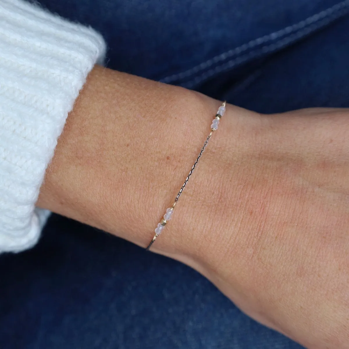Moonstone Station Bracelet