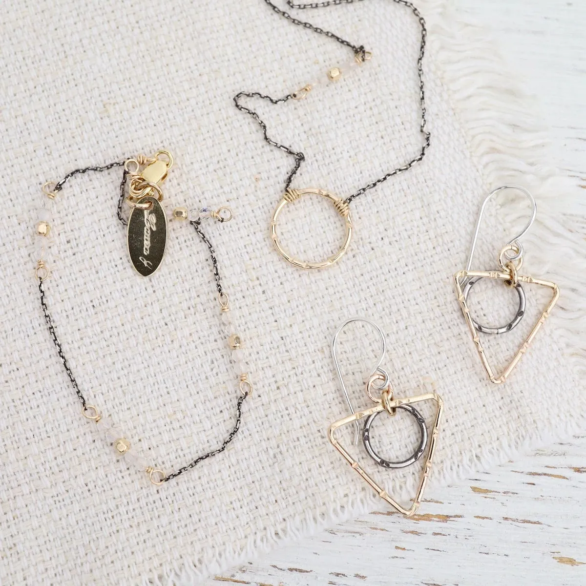 Moonstone Station Bracelet