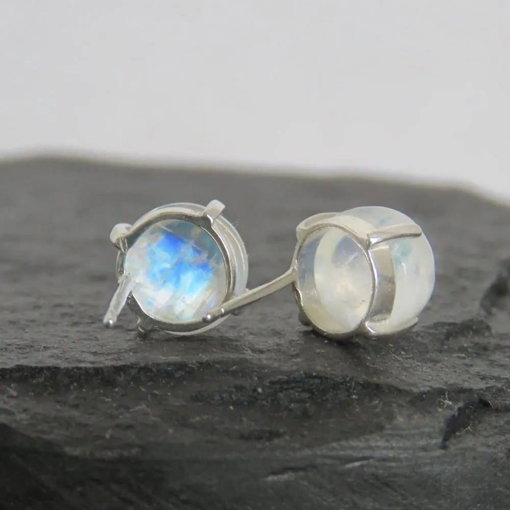 Moonstone Stud Earrings