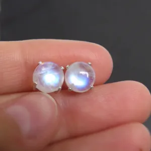 Moonstone Stud Earrings