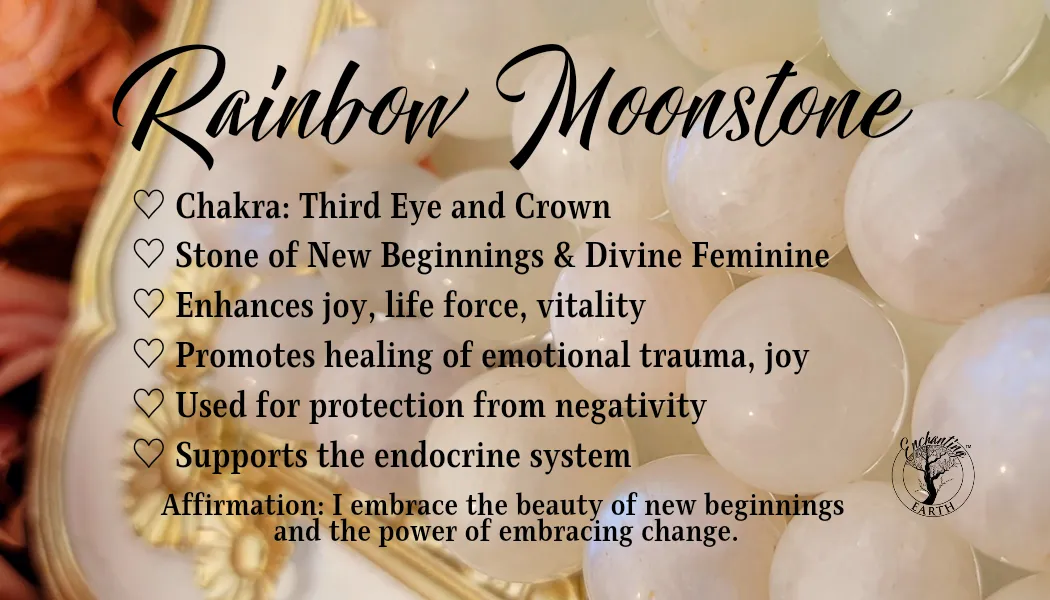 Rainbow Moonstone Tumble Bracelet for New Beginnings