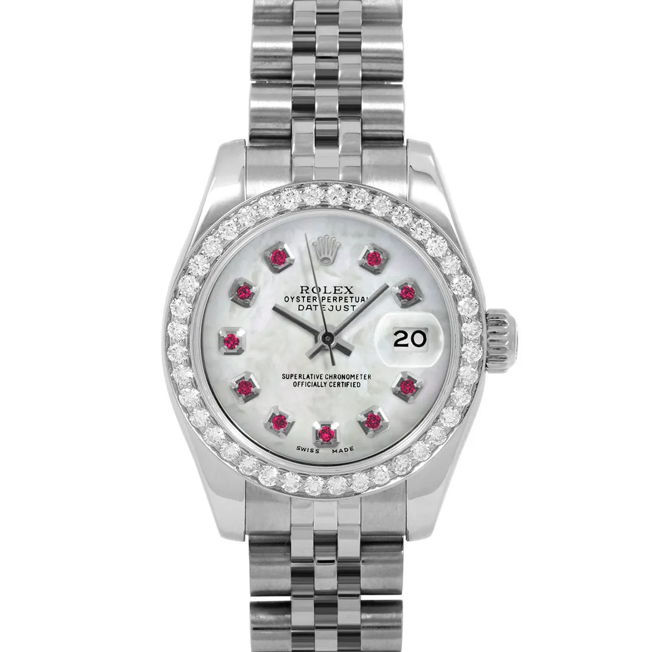 Rolex Datejust 26mm | 179174-WMOP-RBY-AM-BDS-JBL