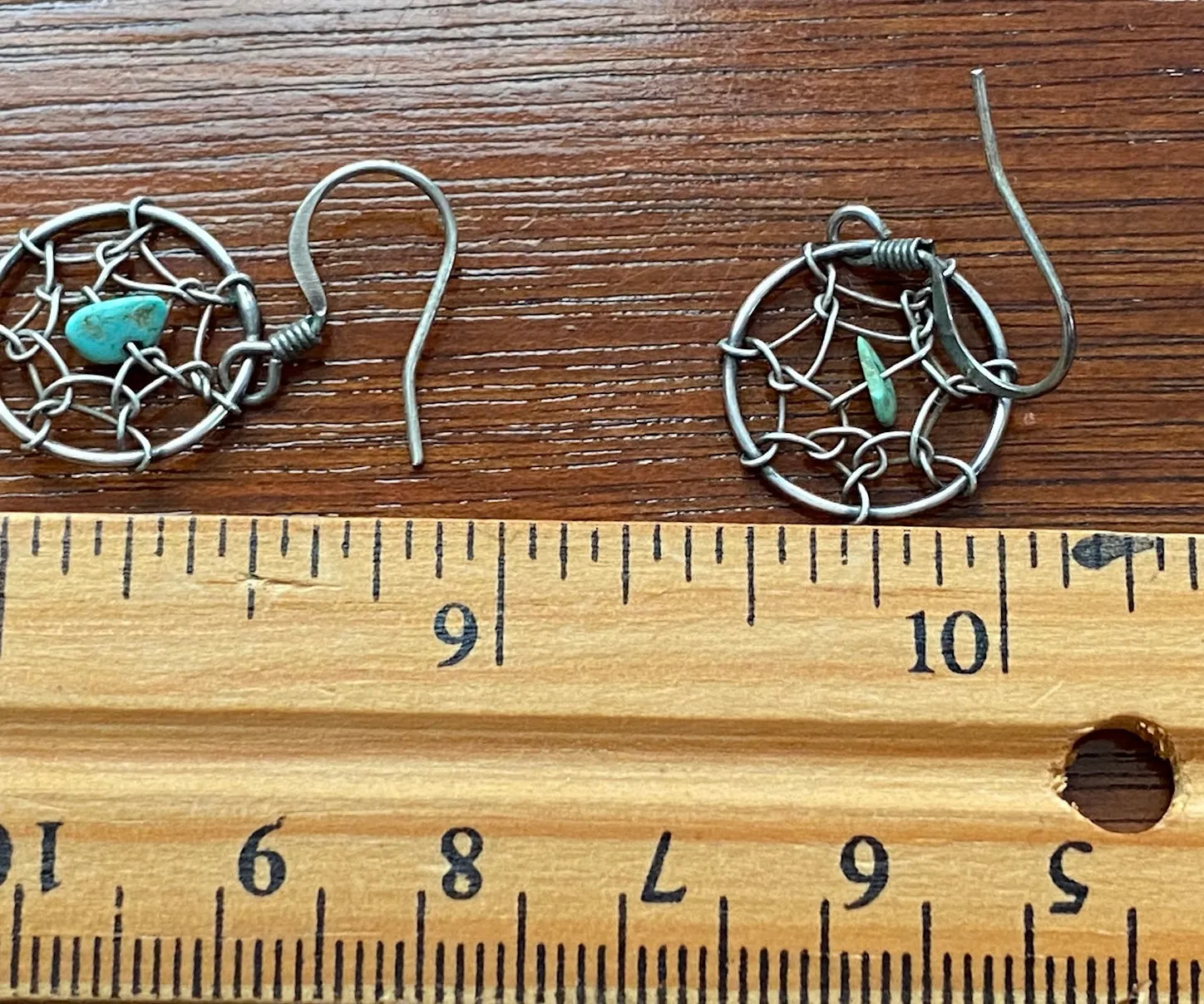 Sterling Silver 925 Turquoise Bead Earrings