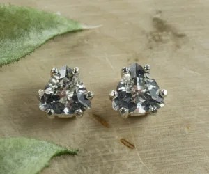 Tanzanian Quartz Earrings, Natural Untreated Mondo Quartz; 1.745cts