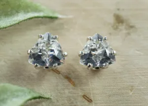 Tanzanian Quartz Earrings, Natural Untreated Mondo Quartz; 1.770cts