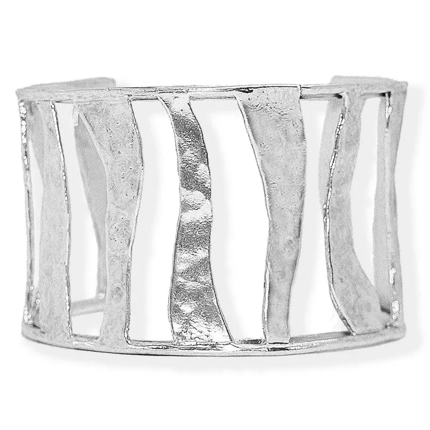 Wavy Line Cuff Bracelet
