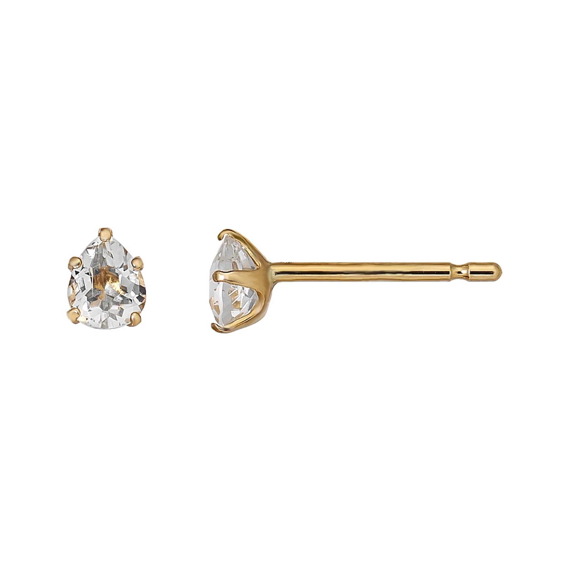 [WEB Only] [Second Earrings] 18K Green Quartz Earrings (Yellow Gold)